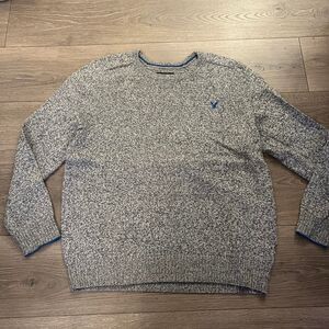 american eagle grey crewneck sweater
